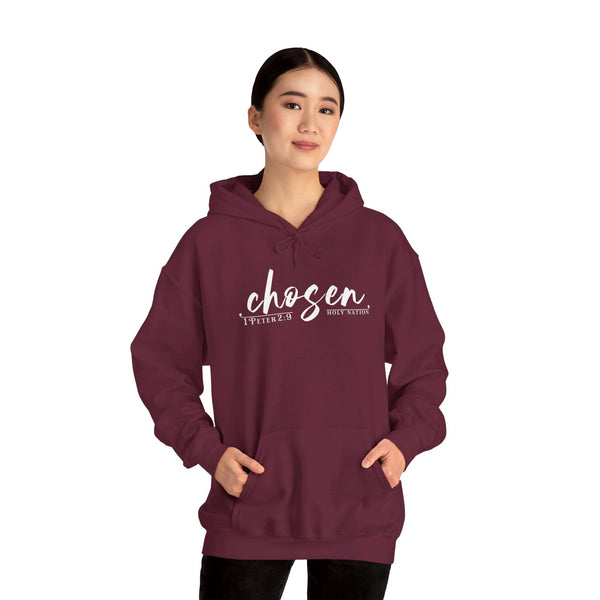 Chosen in Christ Hooded Sweatshirt | 1 Peter 2:8