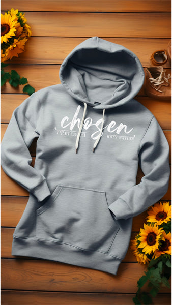 Chosen in Christ Hooded Sweatshirt | 1 Peter 2:9