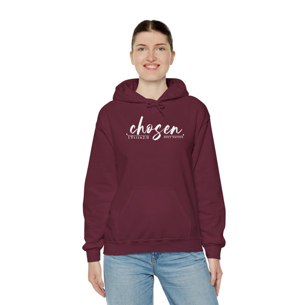 Chosen in Christ Hooded Sweatshirt | 1 Peter 2:8