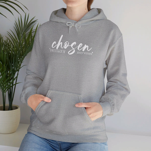 Chosen in Christ Hooded Sweatshirt | 1 Peter 2:8