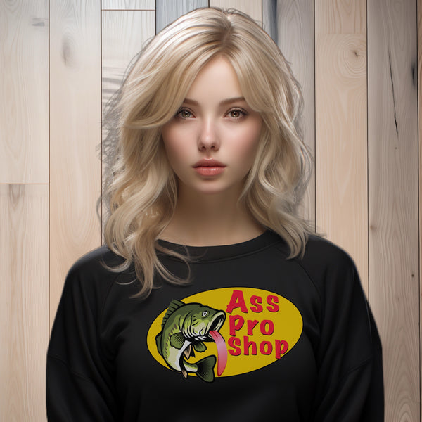 Ass Pro Shops Sweatshirt worn by beautiful blonde woman