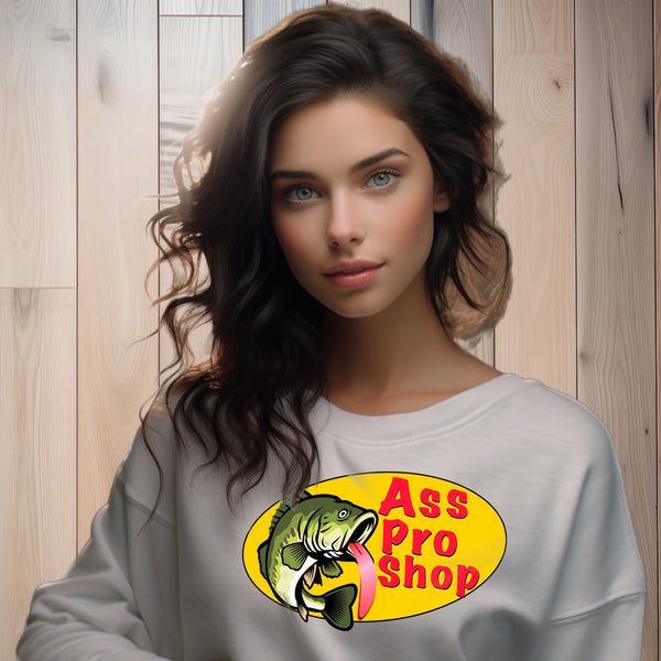Ass Pro Shops Sweatshirt worn by beautiful brunette woman