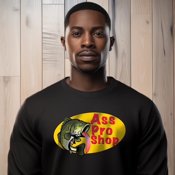 Ass Pro Shops Sweatshirt worn by handsome black man