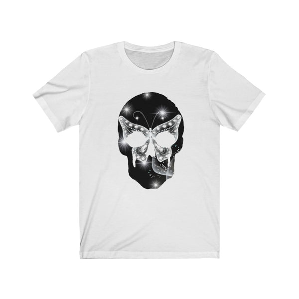 Sugar Skulls Shirts Women | Butterfly Shirt White
