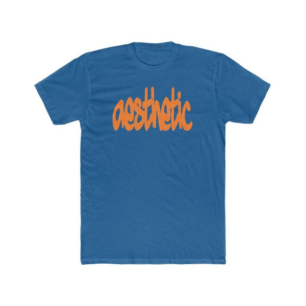 Aesthetic - Crew Shirt - Orange Splashed - The Illy Boutique