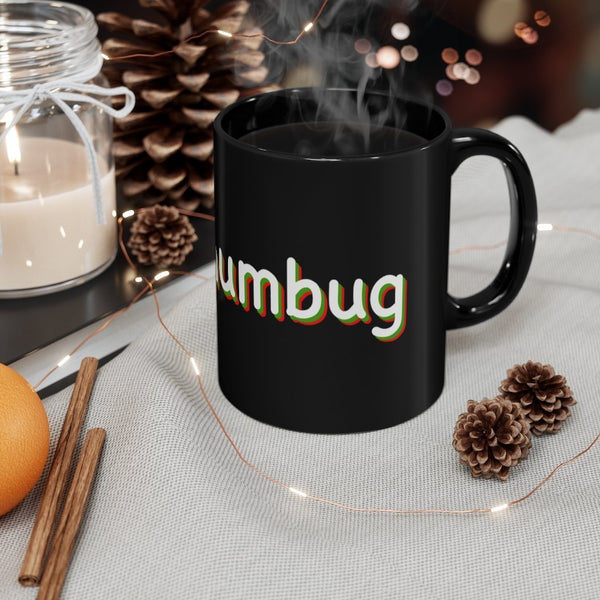 #bahhumbug Christmas cup | 11oz Black Christmas Mug - The Illy Boutique