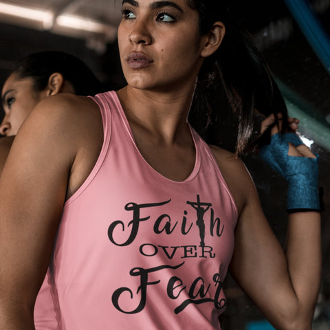 Faith Over Fear Tank Top - The Illy Boutique