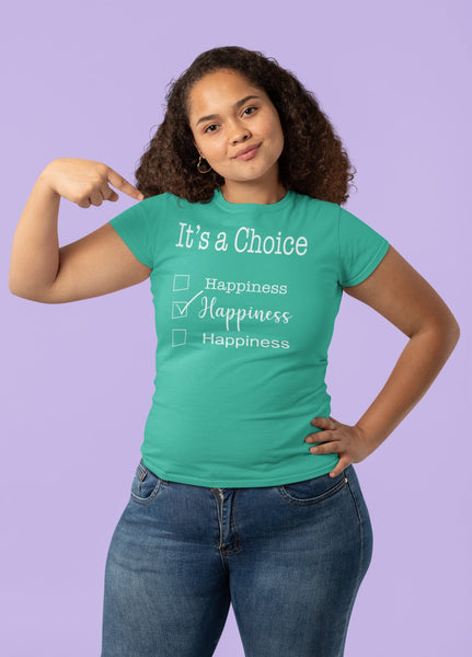 Happiness is a Choice Unisex Short Sleeve Tee - The Illy Boutique