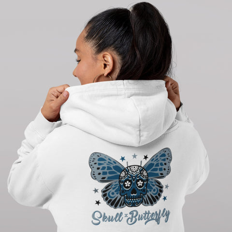 Skull and Butterfly Sweatshirt - The Illy Boutique